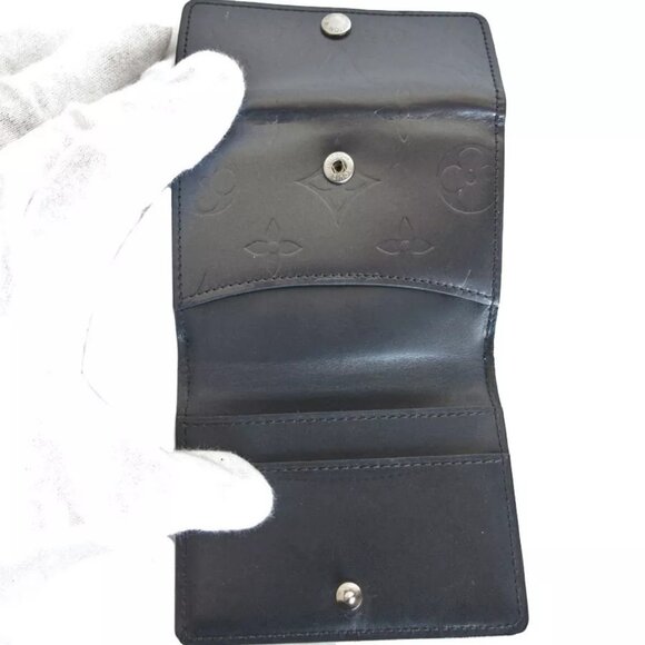 Auth LOUIS VUITTON Monogram Matte Radrow Coin case Card Case - Picture 9 of 9